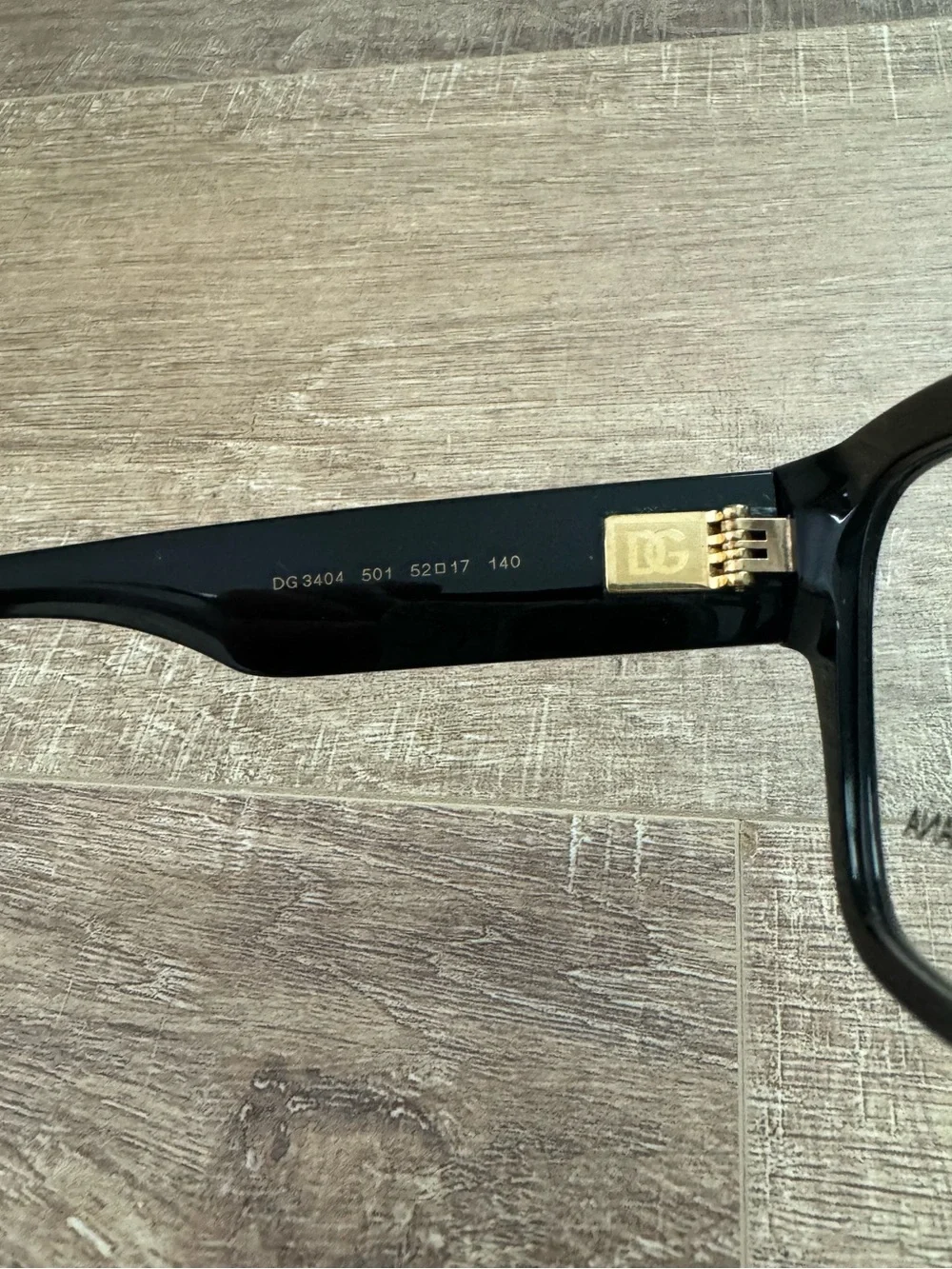 Dolce & Gabbana DG3404 Black Cat Eye Glasses New